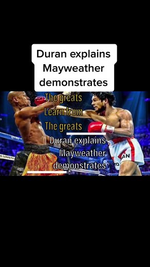 Roberto Duran and Floyd Mayweather Boxing Techniques Explained