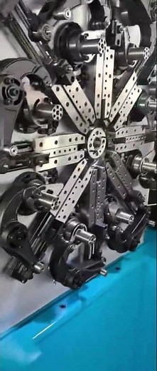 3 axes 0.3-2.5mm CNC cam spring former #SpringMachine #SpringFormingMachine #CncMachine #WireFormer