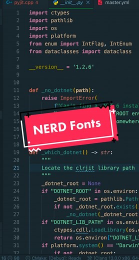 Guide to Nerd Fonts for VS Code