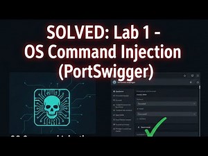 Solve Lab 1 OS Command Injection on Portswigger