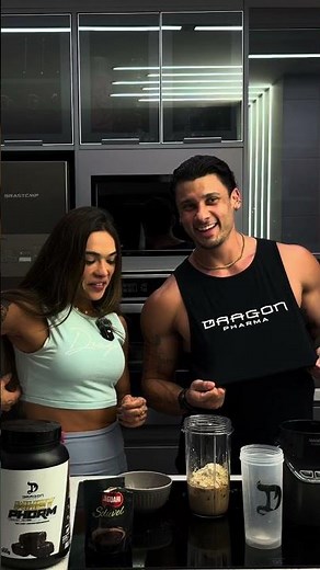 Vem aprender a fazer esse café gelado proteico que é uma delícia 😋 😍