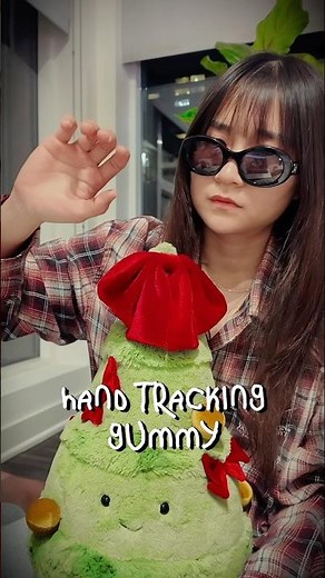 hand tracking nerds gummy clusters on Christmas Eve🎄🍬