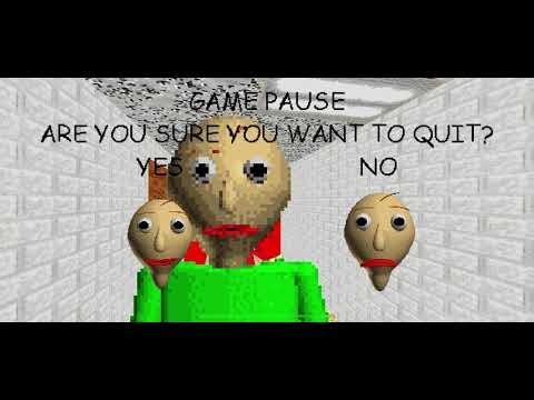 Baldi’s Basics glitch