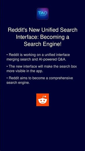 Reddit's New Unified Search Interface: Becoming a Search Engine!