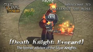 Boss Chapter - Death Knight: Everard💀⚔️ Skill: Earth Shatter🌍⚡ Characteristics: Undead, Fast Attack Speed Background: Everard was originally the highly respected chief advisor of the Silver Knights, known as the "Conscience of the Knights." However, he died due to Karl's greed and conspiracy, and could not rest in peace after death. His body was transformed into a Death Knight by the chaotic element mage Sauroner, losing his conscience and sanity, becoming a killing machine for the Knights.🔥�