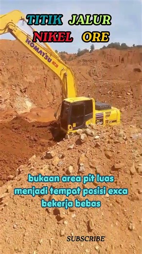 BEGINILAH OPERATOR EXCA BONGKAR ORE NIKEL DI PIT !!!