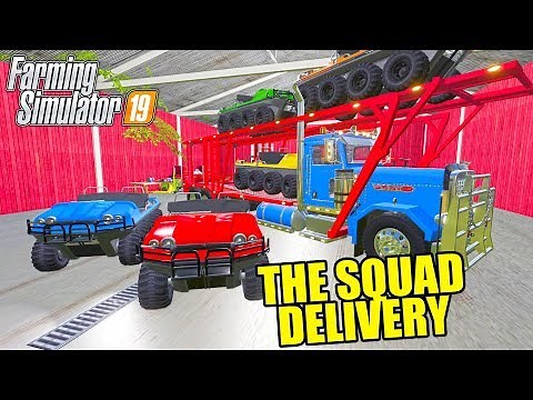 THE SQUAD BOUGHT SOME ARGO ATVs FS19 (Car Hauler) FARMING SIMULATOR 19