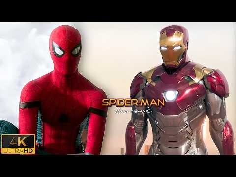 Spider-Man vs Vulture Fight scene | Iron Man Saves Everyone | Spider-Man: Homecoming