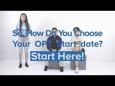 Ask the Alums: Choosing Your OPT Start Date