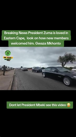 President Zuma Welcomed by New Members in Eastern Cape