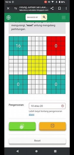 Hitung Jumlah Leukosit Menggunakan Hemositometer #shortvideo #atlm #laboraturium