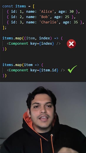 Si haces esto en React, estás creando bugs sin saberlo