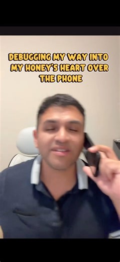 Using my coding skills to seduce my honey over the phone #TechLove #ProgrammerLife #DevHumor