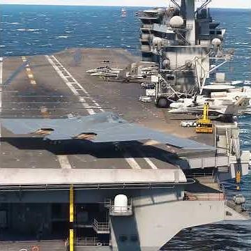 Rare B-2 Spirit Stealth Bomber Carrier Takeoff – Amazing Flight