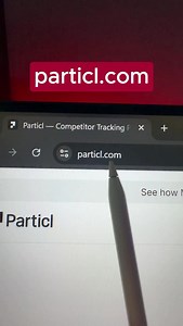 1.6K views · 30 reactions | How to do Competitor Analysis using AI Want to know what your competitors are really up to?  With Particl, you get clear, data-backed insights into their pricing, product trends, and positioning—so you can outsmart, not just compete. | Harsh Gautam | Facebook