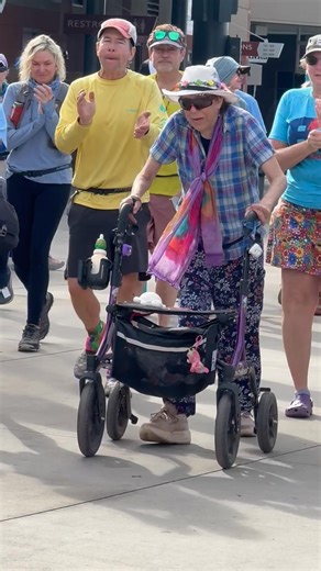 Congratulations to ultrarunning legend Ann Trason, for another legendary performance. Her original goal coming into the Across the Years multi-event race was to walk 50k. An impressive feat given Ann has Rheumatoid Arthritis (RA), a condition that prevents her from running as she did during her competitive career. Prior to this event, Ann had not competed in a race in six years. Aided by her purple walker, but powered by her trademark courage, toughness and perseverance, Ann reset her goal and d