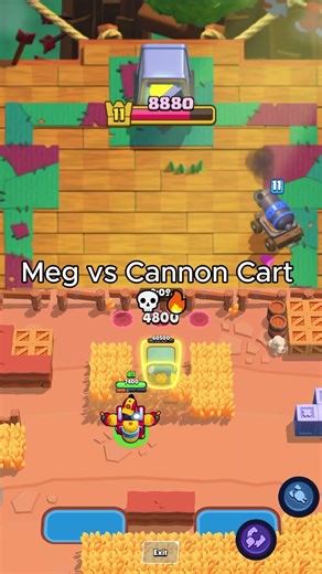 Meg vs Cannon Cart 💀 Heist Mode