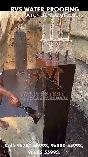 bitumen coating is a protective layer of petroleum-based material applied to surfaces like concret