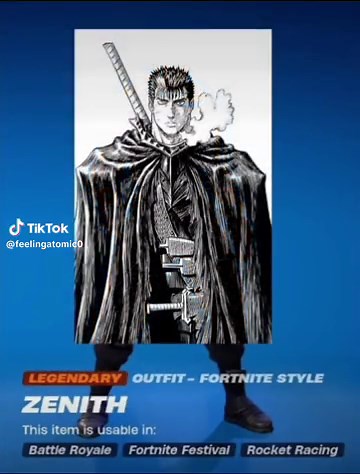 Fortnite x Berserk: Guts Joins the Battle!