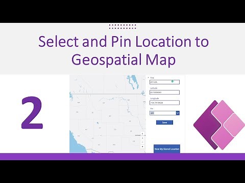 Select and Pin Location to Geospatial Maps in Power Apps