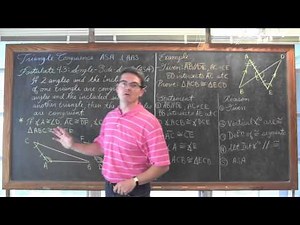 Congruent Triangles ASA AAS Triangle Congruence