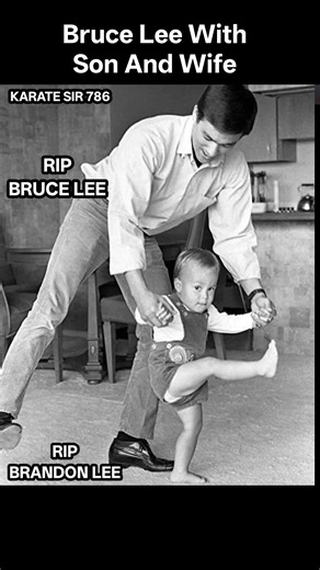 Bruce Lee with son and wife | KARATE SIR