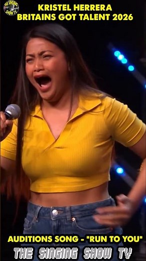 Kristel Herrera - Run To You - Auditions - Britains Got Talent 2026 #SHORTS