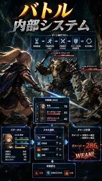 第127-①回『バトル内部システム：ザックリ説明』編【ダンジョン探索シミュレーションゲーム開発 by Unity】#unity #ゲーム制作 #ゲーム開発 #シミュレーション