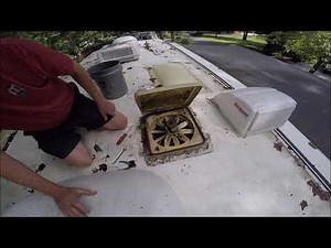 Replace RV Roof Vent Fan Motor Assembly