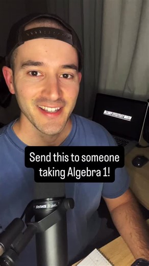 Allday Everyday Math | Struggling with Algebra 1? Comment "ALLDAY" and I’ll send you a link to my platform. Try it free for a week - search problems, watch... | Instagram