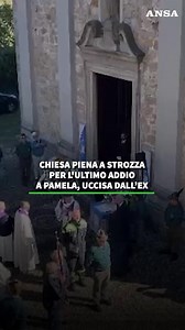 10K views · 114 reactions | Chiesa piena a Strozza per l'ultimo addio a Pamela, uccisa dall'ex #ANSA https://www.ansa.it/sito/notizie/cronaca/2025/10/24/chiesa-piena-a-strozza-per-lultimo-saluto-a-pamela-genini_fb78e106-d6ed-4852-9005-6be0942406ef.html | ANSA.it | Facebook