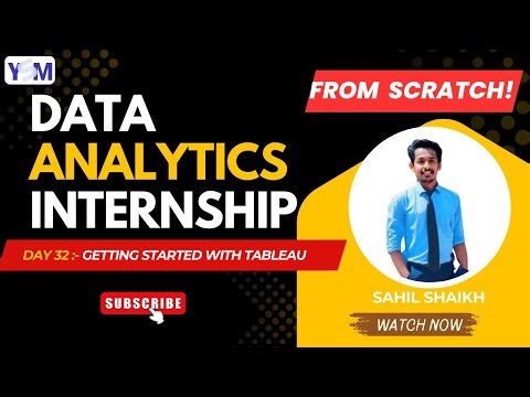 Day 32: Getting Started with Tableau | Data Analytics Series