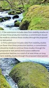 Stability Commitment | 2.1.8 | Drug Substance | 2.1 | ICH Q1A Stability Guideline | Urdu