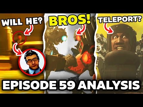 SPEAKERMEN ARE BACK!? - Episode 59 Skibidi Toilet ALL SECRETS & Easter Egg Analysis Theory