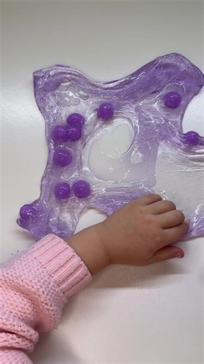 Satisfying Crunchy Purple Slime Experience