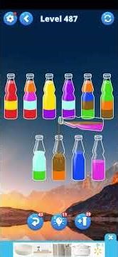 Water Sort – Color Puzzle Game – Level 487 | Color Puzzle Challenge