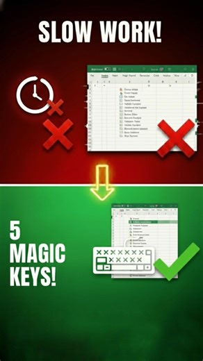 5 Excel Shortcuts that will make you A Pro