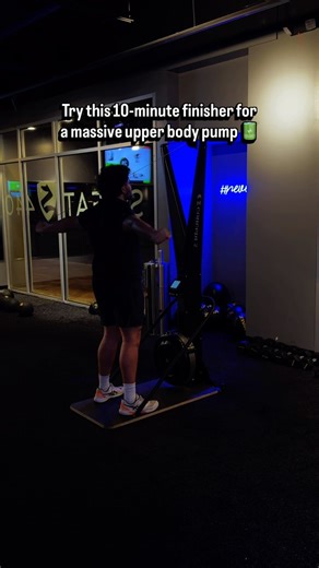 @bm8.fitness on Instagram: "If you’re short on time, try this 10-minute finisher for a massive upper body pump in the gym 🦾 - Let me know if you would use or currently use these workouts in your routine for shoulders or arms. I’d love to know 🙌🏽📈 - - - #fitnessmotivation #gymtips #workout #quickworkout #upperbodyworkout #sundayreset #mondaymotivation"