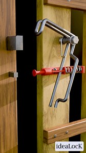 Metal automatic lock design for sliding gates #Lock | Idealock