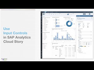 Use Input Controls in SAP Analytics Cloud Story - BI Spectrum Academy