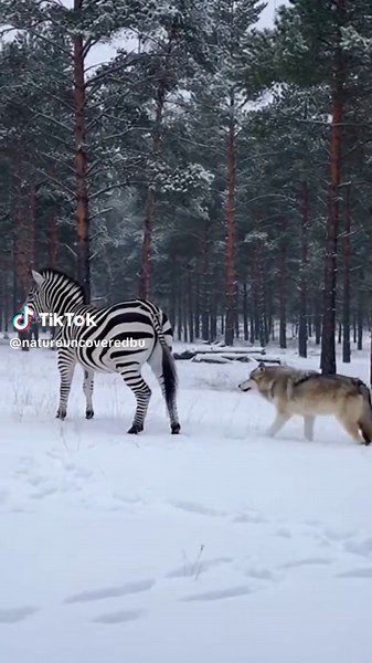 Zebra vs Wolves: Wild Showdown!