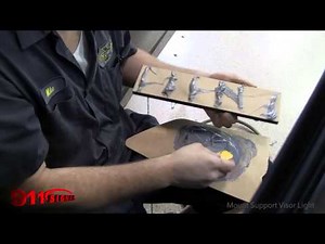 LED Visor Light Police Light Bar Installation - 911 Signal USA