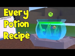 Every Potion Recipe [Wacky Wizards]