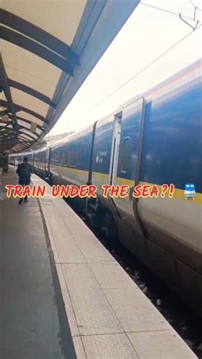 Did You Know This Train Runs Under the Sea?! 😮🌊🚆 #shorts