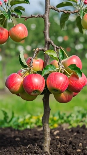 Apple Tree Growing in Seconds | Satisfying Time-Lapse #Shorts"