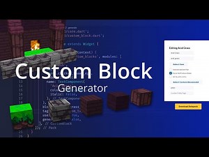 Simple Custom Blocks for Minecraft 1.16 | Generator