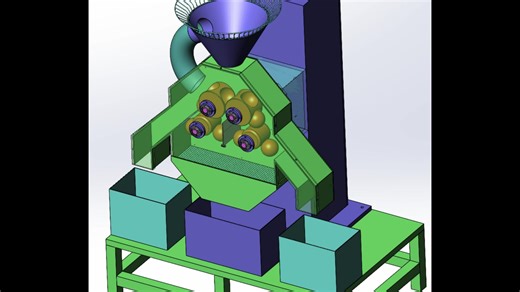 橙子榨汁机 SolidWorks三维