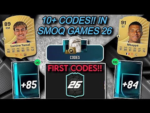 THE FIRST SMOQ GAMES 26 CODES VIDEO!! | How To Get 10+ Codes!! | Smoq Games 26