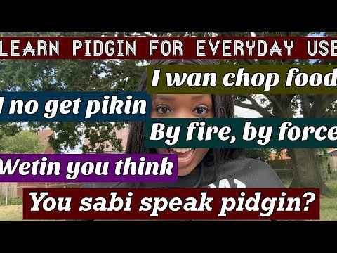 DAILY LIFE PIDGIN ENGLISH CONVERSATIONS | Easy and Quick