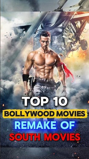 Top 10 Bollywood Movies That Are Remake Of South Indian Movies 🔥💥 #shorts